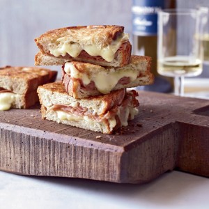 mortadella and cheese panini